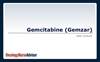 Gemcitabine (Gemzar) Gemcitabine (Gemzar)