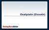 Oxaliplatin (Eloxatin) Oxaliplatin (Eloxatin)
