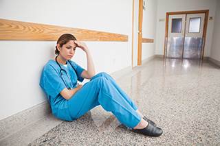 Long, stressful hours can take their toll. Long, stressful hours can take their toll.