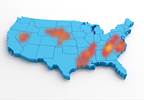 Areas of United States found to have excessive colorectal cancer mortality Areas of United States found to have excessive colorectal cancer mortality