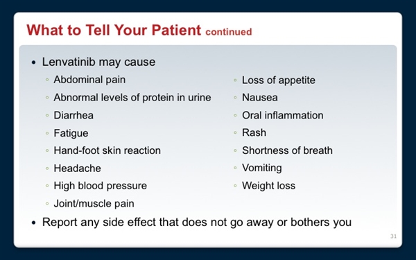 Lenvatinib (Lenvima)