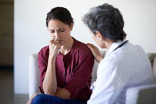 Researchers assessed the outcomes of postoperative patients for this study to assess psychological distress in periods between treatment cycles. Researchers assessed the outcomes of postoperative patients for this study to assess psychological distress in periods between treatment cycles.